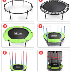 Cama elastica con red de seguridad VX Play 140 cm - Imagen 5