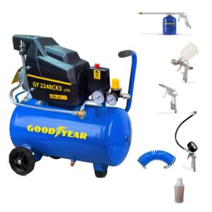 Compresor De Aire Goodyear 24 Litros Gy224d 8 Bar - Imagen 4