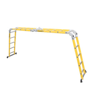 Escalera Fibra de Vidrio Stanley AYFL405 20 ESC Dieléctrica Articulada 4x5 - Imagen 4