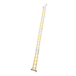 Escalera Fibra de Vidrio Stanley AYFL406 24 ESC Dieléctrica Articulada 4x6 - Imagen 5