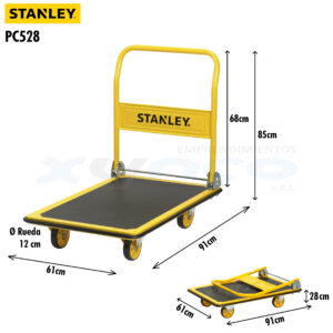 Carro Plataforma de Acero STANLEY PC528 hasta 300 Kg - Imagen 6