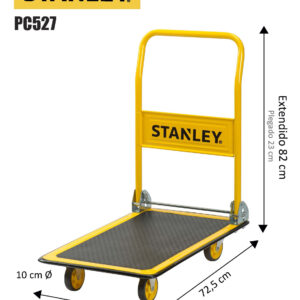 Carro Plataforma de Acero STANLEY PC527 hasta 150 Kg - Imagen 7