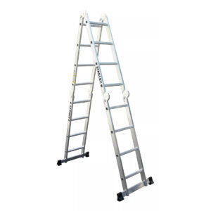 Escalera Aluminio Stanley AY504 16 ESC articulada 4x4 aluminio con plataforma - Imagen 3