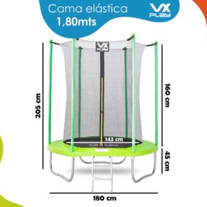 Cama elastica con red de seguridad VX Play 305cm - Imagen 12