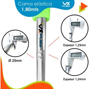 Cama elastica 180 cm VX Play con red de seguridad. - Imagen 8