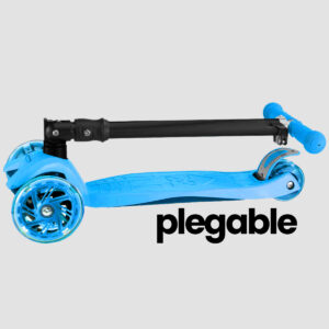 Monopatin Scooter M9 3 Ruedas Con Luces Plegable - Imagen 11