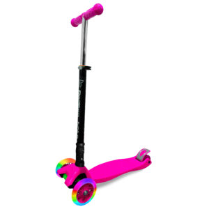 Monopatin Scooter M9 3 Ruedas Con Luces Plegable - Imagen 4