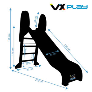 Tobogan infantil PVC 4 Escalones para Pileta VxPlay NRA-204-AGUA Industria Nacional - Imagen 8