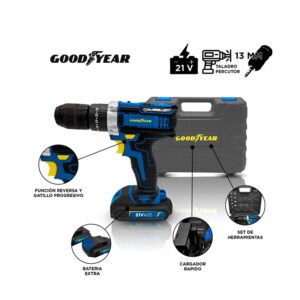 Taladro Percutor a bateria Goodyear GY30211ID - Imagen 5