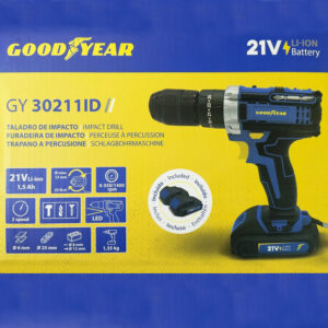Taladro Percutor a bateria Goodyear GY30211ID - Imagen 7