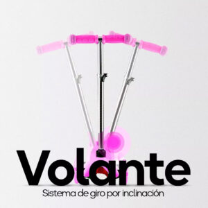 Monopatin Scooter M7 4 Ruedas Con Luces Desmontable - Imagen 4