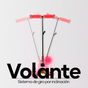 Monopatin M8 Scooter 3 Ruedas Con Luces Desmontable - Imagen 17