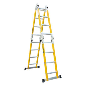 Escalera Fibra de Vidrio Stanley AYFL404 16 ESC Dieléctrica Articulada 4x4 - Imagen 7