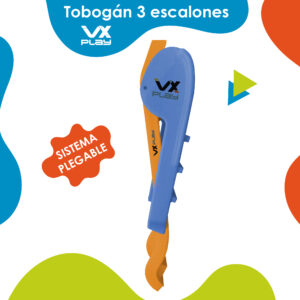 Tobogan Plegable 3 escalones para Pileta VX Play NRA-203-AGUA Industria Nacional - Imagen 7