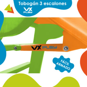 Tobogan Plegable 3 escalones para Pileta VX Play NRA-203-AGUA Industria Nacional - Imagen 13