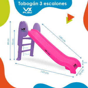 Tobogan Plegable 3 escalones VX Play NRA-203s Industria Nacional - Imagen 16
