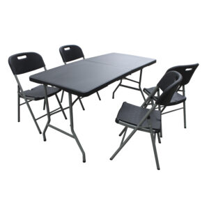 Mesa plegable 152 cm VX Play Negro - Imagen 5