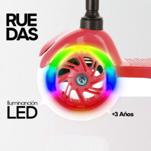 Monopatin Scooter M9 3 Ruedas Con Luces Plegable - Imagen 15
