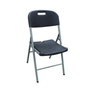 Set x 4 SILLA PLEGABLE VX Play reforzada premium 4 UNIDADES Negro - Imagen 8