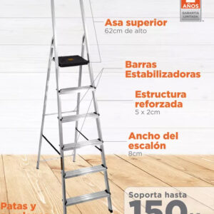 Escalera 6 escalones Black+Decker - Imagen 5