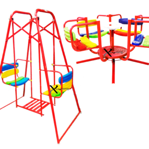 Combo Calesita Infantil + Hamaca Gemela Caño Reforzado!! - Imagen 4