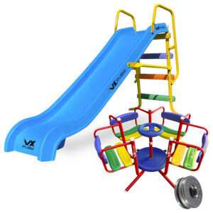 Combo Tobogan PVC 3 escalones + Calesita - Imagen 3