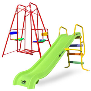 Combo Tobogan PVC 3 escalones + Hamaca Gemela 1,40 - Imagen 7