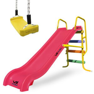 Combo Tobogan 3 Escalones + Hamaca Columpio Tabla Vxplay - Imagen 13