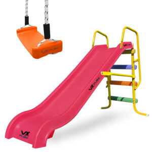 Combo Tobogan 3 Escalones + Hamaca Columpio Tabla Vxplay - Imagen 11