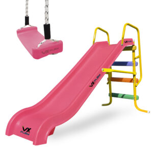 Combo Tobogan 3 Escalones + Hamaca Columpio Tabla Vxplay - Imagen 19