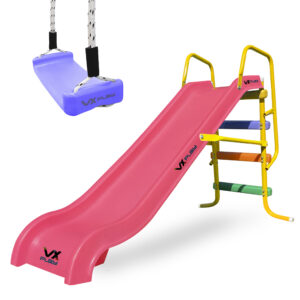 Combo Tobogan 3 Escalones + Hamaca Columpio Tabla Vxplay - Imagen 18