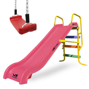 Combo Tobogan 3 Escalones + Hamaca Columpio Tabla Vxplay - Imagen 16