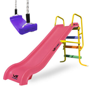 Combo Tobogan 3 Escalones + Hamaca Columpio Tabla Vxplay - Imagen 14