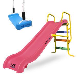Combo Tobogan 3 Escalones + Hamaca Columpio Tabla Vxplay - Imagen 23