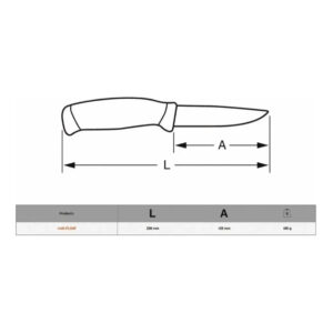 Cuchillo De Rescate Bahco Pesca Flotante 1446 Acero Inox - Imagen 3