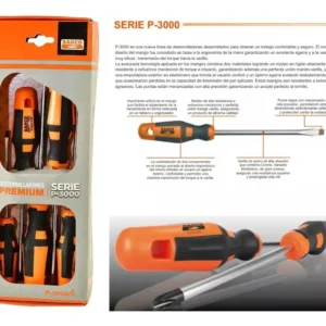 Destornilladores Bahco 5 Piezas P3000 2 Phillips + 3 Planos CAJA Premium - Imagen 3