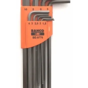 Set Bahco Be-9770 Llaves Allen 9 Pz Punta Esférica Milimétricas - Imagen 1