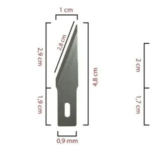 Set Cuchillas De Precision Bisturi Dogo Dog57580 16 Piezas - Imagen 4