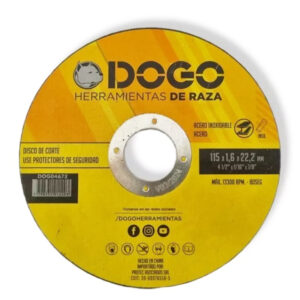 Discos Corte Dogo X50 Unidades Amoladora 115 X 1.6mm Acero - Imagen 3