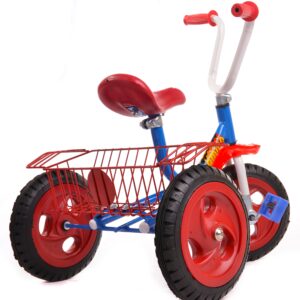 Triciclo Infantil A Pedal Caño Reforzado Rdas Macizas Goma - Imagen 3