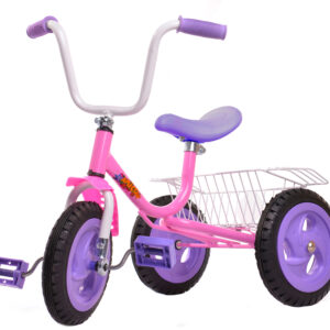 Triciclo Infantil A Pedal Caño Reforzado Rdas Macizas Goma - Imagen 6