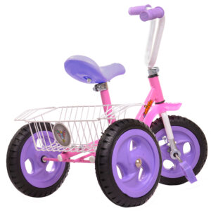 Triciclo Infantil A Pedal Caño Reforzado Rdas Macizas Goma - Imagen 7
