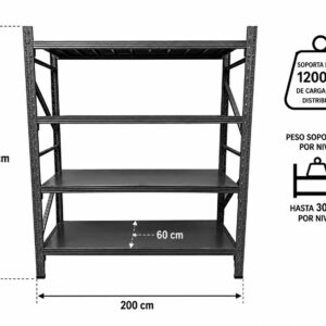 Estantería Rack 2x2 1200kg - Imagen 6