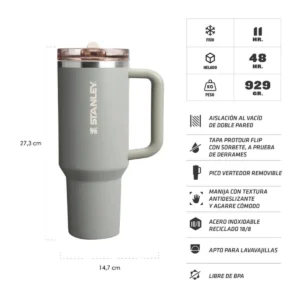 Vaso Térmico Stanley 1.18 Lts Quencher ProTour - Imagen 4