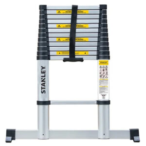 Escalera telescópica Stanley soft close 3,8 m + estabilizador 13 esc - Imagen 3