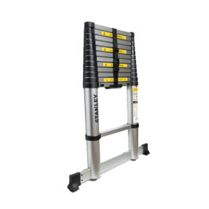 Escalera telescópica Stanley soft close 3,8 m + estabilizador 13 esc - Imagen 9