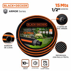 Manguera Black & Decker 1/2” 15 Mts - Imagen 6