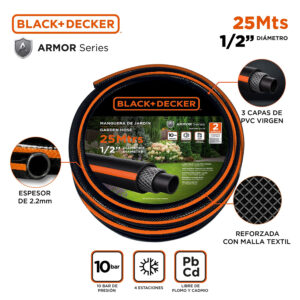 Manguera Black & Decker 1/2” 25 Mts - Imagen 3