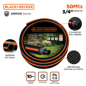 Manguera Black & Decker de 3/4” 50 Mts - Imagen 3