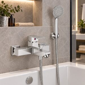 Monocomando para ducha/Bañera Brucke Modelo Akashi 230- C1A - Imagen 4
